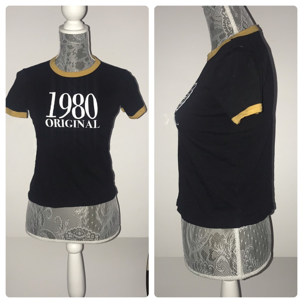 🖤Black Friday 🖤Zara “1980” Graphic Tee